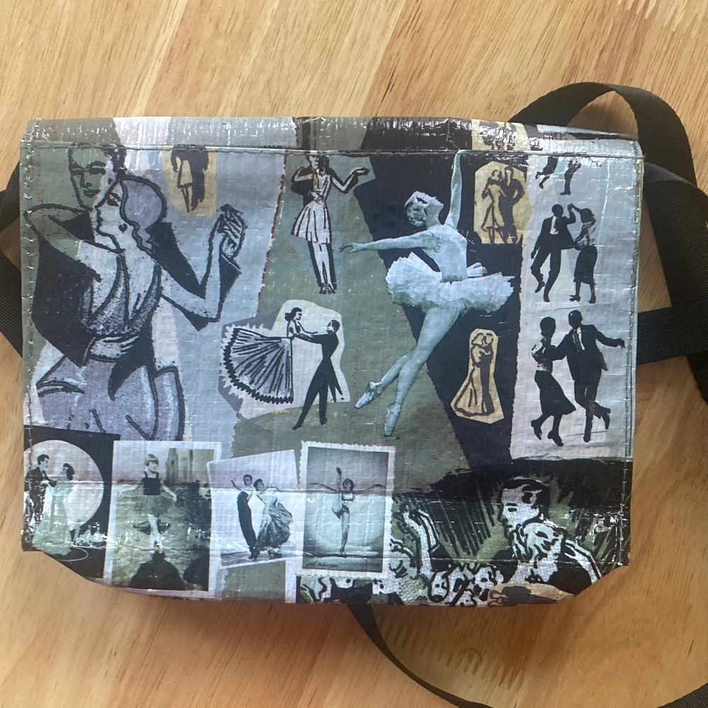 Blue Q Dance Print Crossbody Bag - Picture 4 of 7